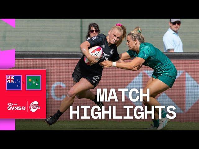 A reignited rivalry | New Zealand v Ireland | HSBC SVNS Dubai 2024 | Women's Match Highlights