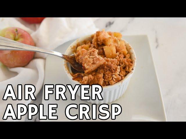 Single-Serve Apple Crisp You NEED to Try | Air Fryer or Oven