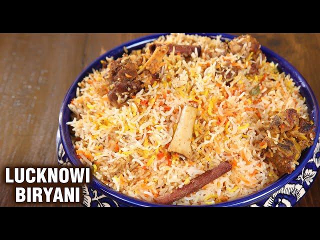 Lucknowi Mutton Biryani | Goat Meat Biryani Recipe | Dum Biryani | Biryani Recipe By Varun Inamdar