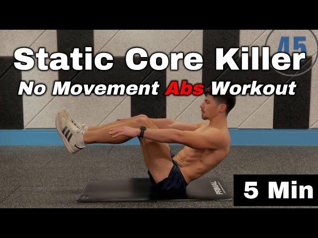 5 Min Static Core Killer – No Movement, All Burn!