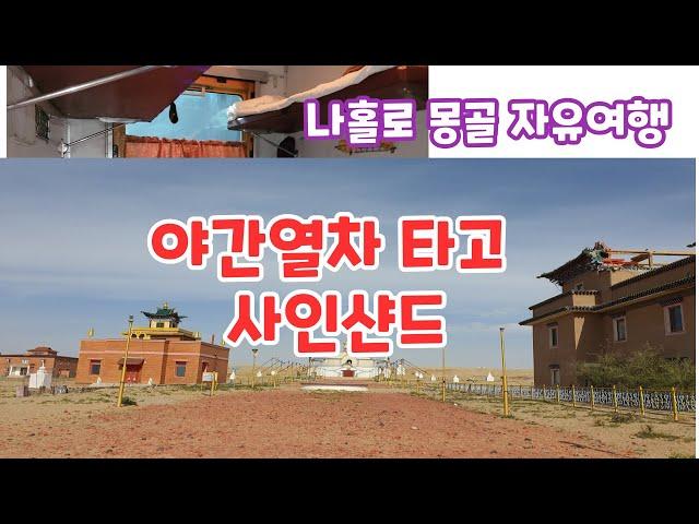 [나홀로 몽골여행5] 야간열차 타고 샤인산드 가보기