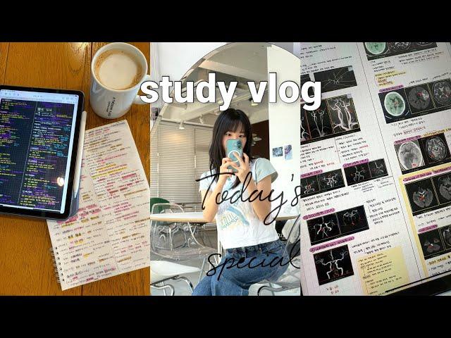 𝐄𝐍𝐆 15전공 한의대생 기말고사 벼락치기공부 브이로그 study vlog • grwm •productive days in my life • 멜릭서 선크림, 삐아