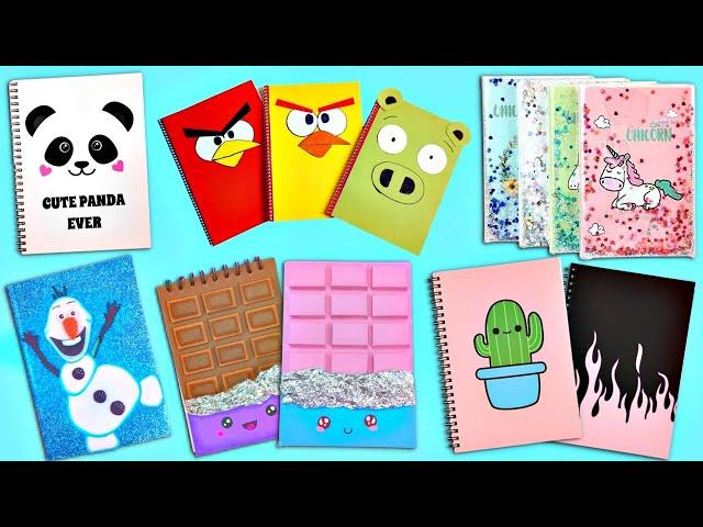 16 DIY AMAZING NOTEBOOK COVER IDEAS