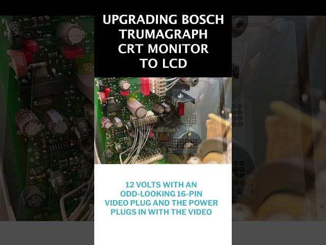 LCD Upgrade for #Bosch #trumagraph by #Monitech