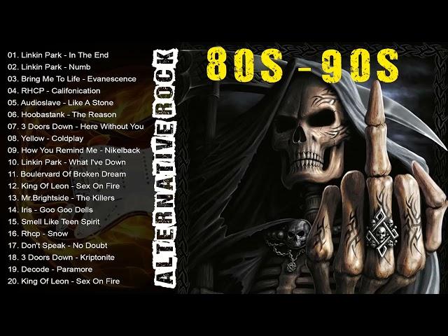 Linkin Park, Creed, RHCP, Nikelback, 3 Doors Down, Aerosmith  - 90s Alternative Rock Compilation