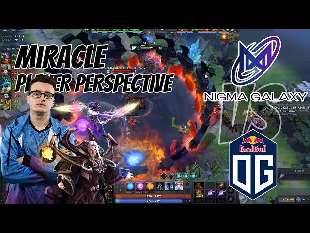 Miracle- [INVOKER] - PLAYER PERSPECTIVE | NIGMA GALAXY VS OG #MIRACLE #INVOKER #DOTA2