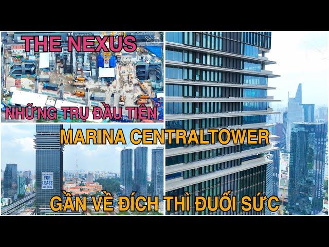 Marina Central Tower Hụt Hơi Phút Cuối, The Nexus Thi Công Phần Thân, Những Trụ Đầu Tiên Xuất Hiện