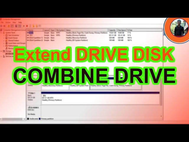 How To Extend Drive | Combine 2 Drive To One Drive.