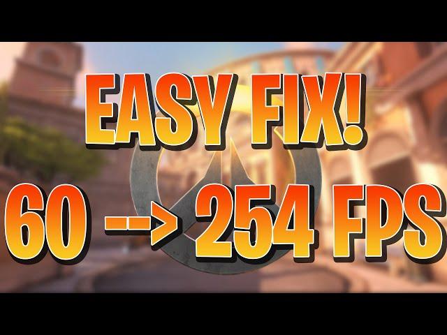 Overwatch 2 FPS CAPPED AT 60 EASY FIX! | How To Fix Overwatch 2 Locked At 60 FPS