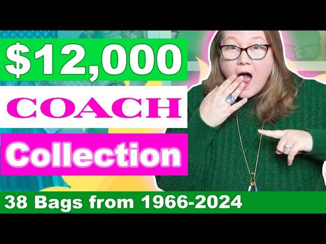 My $12,000 Coach Bag Collection: 38 Bags from 1966-2024 || Autumn Beckman