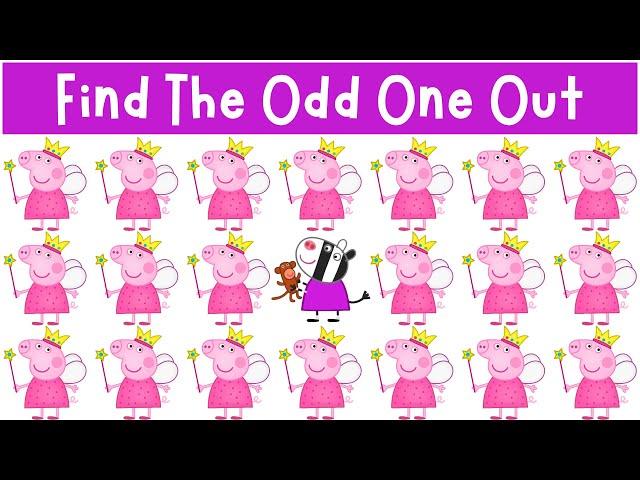 Find The Odd One Out: Peppa Pig