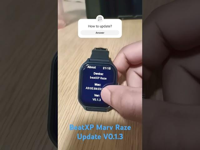 BeatXP Marv Raze Update #smartwatch #beatxp #marvraze #update