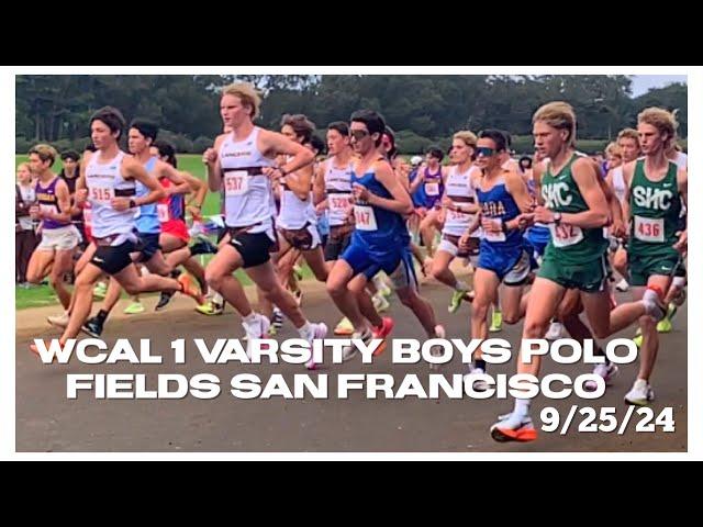 WCAL 1 Boys Varsity @ Polo Fields Cross Country Course.