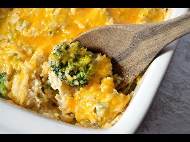 Cheesy Broccoli and Rice | How to Make Broccoli, Cheese, and Rice Casserole