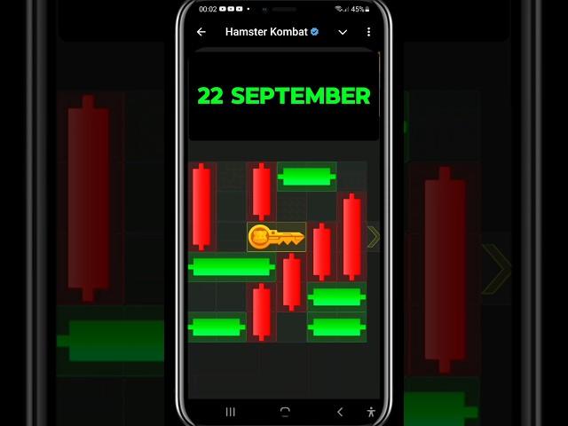 Hamster Kombat Mini Game 22 September Get Diamond Today