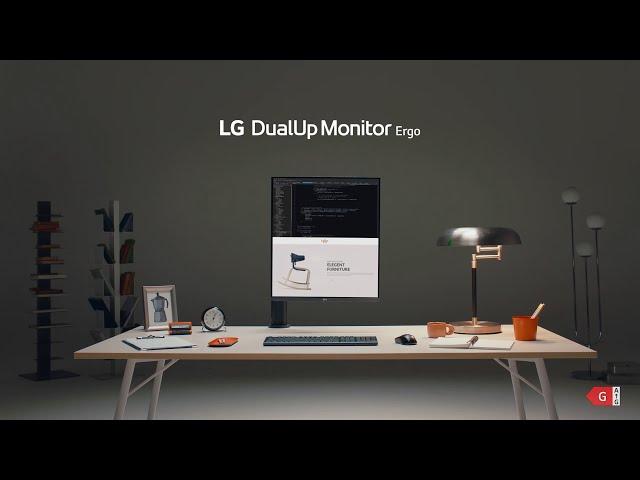 2022 | Der neue LG DualUp Ergo Monitor: doppeltes Erlebnis