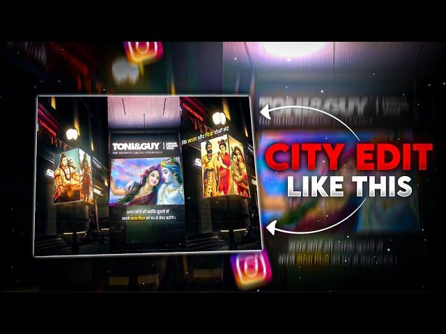 Spiritual City Edit In Mobile | Like Editing edition 3D Poster Tracking Editing | Editz Boy Official