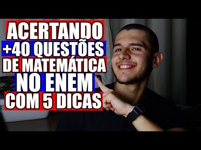 MACETES DE MATEMÁTICA PARA O ENEM