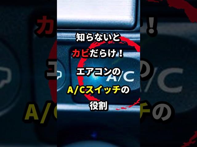 知らないとカビだらけになるエアコンの役割とは！？　#車 #カーエアコン #燃費