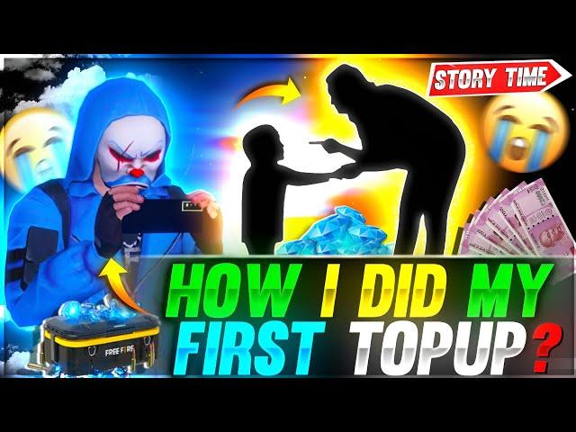 HOW I DID MY FIRST TOPUP IN FF- FREE FIRE STORY TIME - Garena Free fire