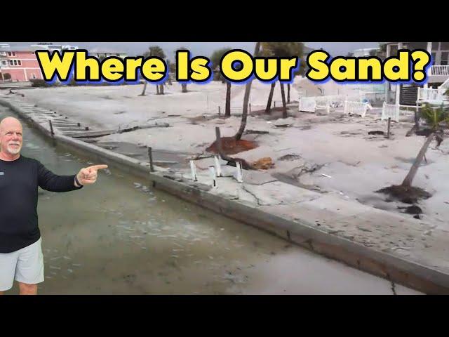 Sea Walls Unearthed Everywhere After Hurricane Helene