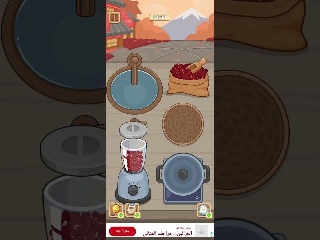 Cookingdom Level 59 - Mochi #games #satisfyingames "cookingdom #shorts #fyp #gameringan