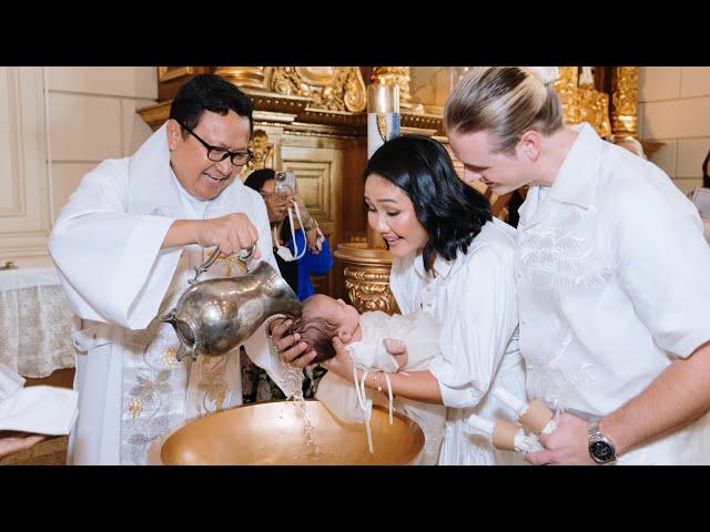 Our baby’s baptismal (welcoming her to the Christian world) ️