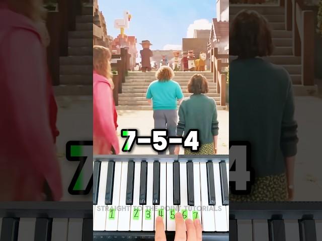 Minecraft Living Mice - Piano Tutorial #shorts