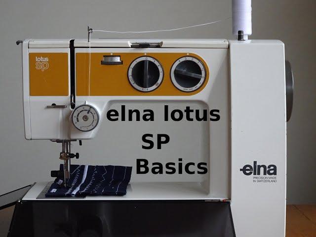 The Ultra Compact elna lotus SP Sewing Machine - Basics