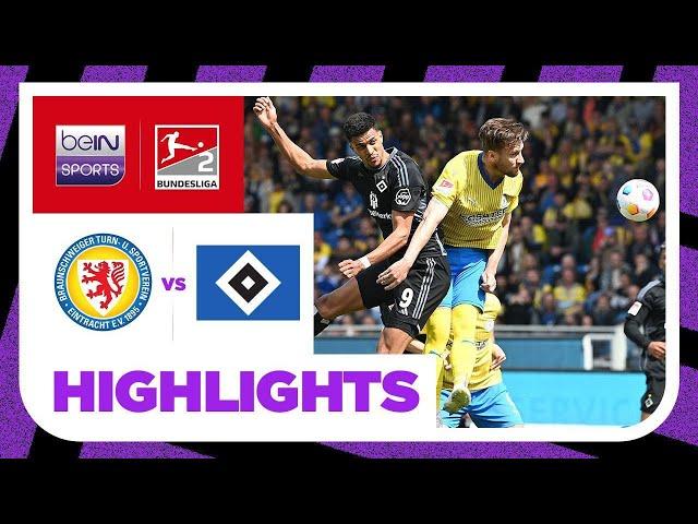 Eintracht Braunschweig v Hamburger SV | 2. Bundesliga 23/24 Match Highlights