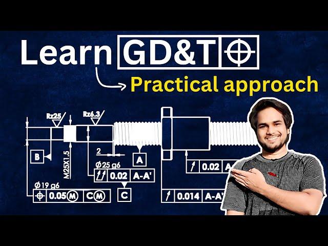 How to Make Drawing in GD&T Step By Step |  Geometrical dimensioning and tolerance tutorial