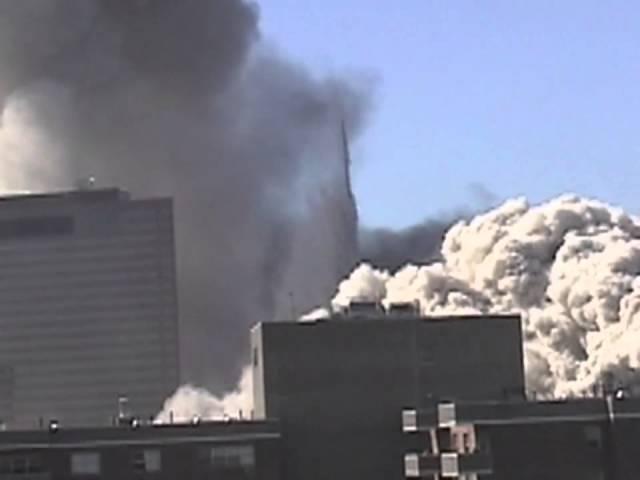 9/11 - World Trade Center - Steel Column turns to Dust