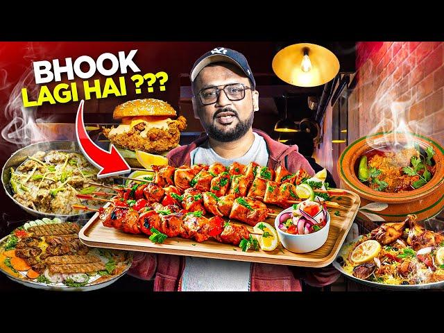 Karachi Dhoraji Food Street pe Bhook Lagi | Mutton Karhai, BBQ Platter, Burgers | Street Food PK