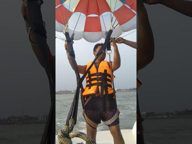 Para sailing at New Digha sea Beach #shorts