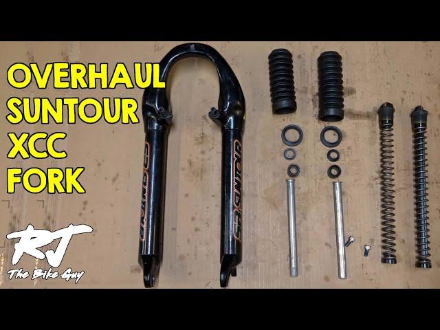 Suntour XCC Fork Service - Disassemble/Clean/Lube/Re-assemble