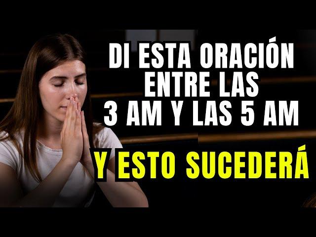 Si te despiertas entre las 3 y las 5 de la mañana, DI esta poderosa oración de meditación