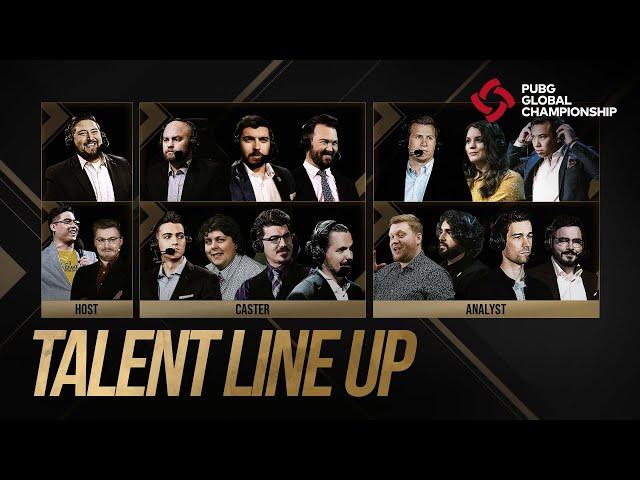 PGC 2021 Talent Line Up  PUBG Esports