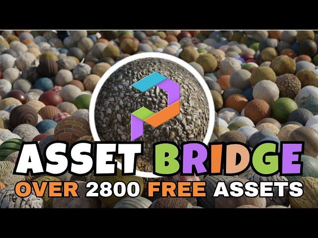 Asset Bridge | Combined libraries of Polyhaven and AmbientCG for Blender