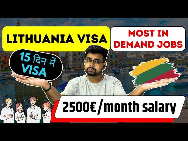 Lithuania most demanding Jobs | Lithuania Work Visa Permit 2024