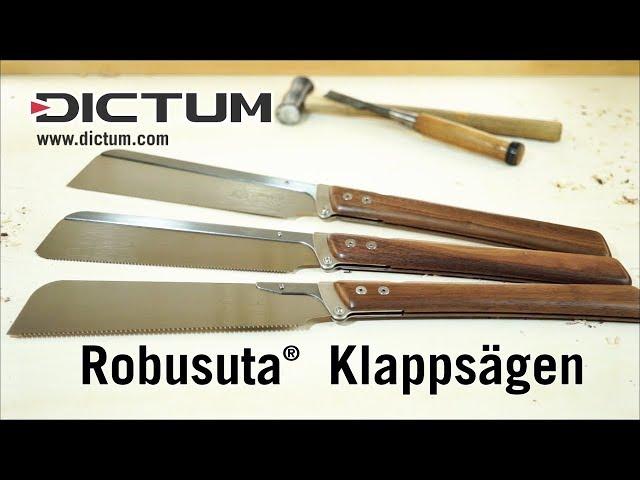 Robusuta Klappsäge - die mobile Japansäge von DICTUM (2019)