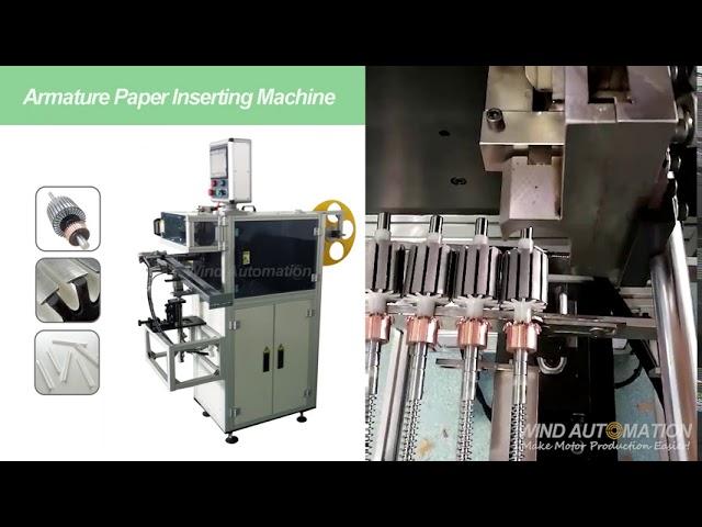 Paper Inserting Machine Armature Insulation Paper Inserter