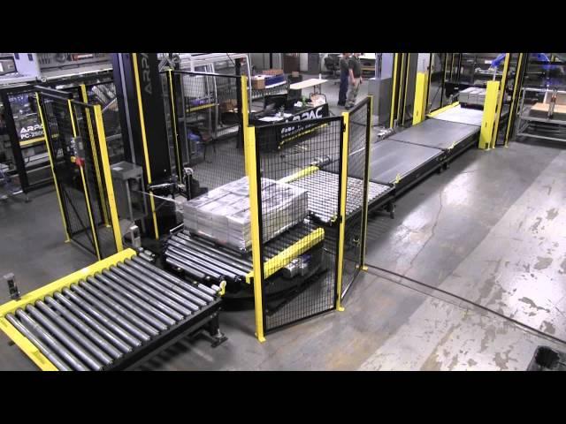 ARPAC's ARBOT Robotic Palletizer And Automatic Stretch Wrapper Palletizing Magazines