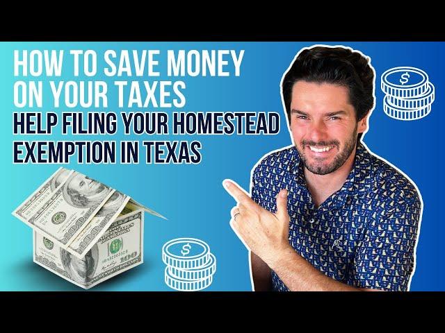 Texas Homestead Exemption (EXPLAINED) How to save money on Property Taxes in Houston, Texas 