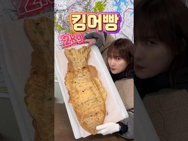 세상에서 가장 큰 2kg 대왕 붕어빵ㅋ