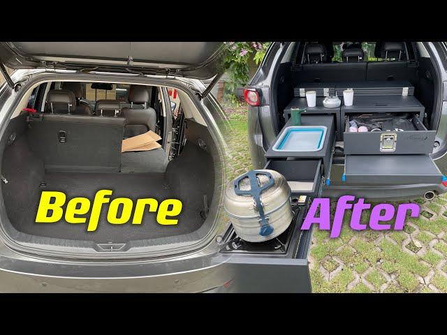 SUV camping box professional 2024 full version | How to manufacture van camping box | Minivan camper
