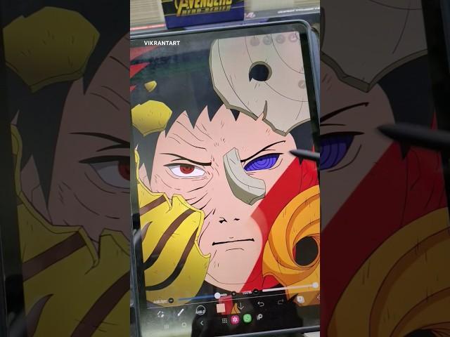 ️‍Obito Drawing️‍ #anime #naruto #obito #drawing