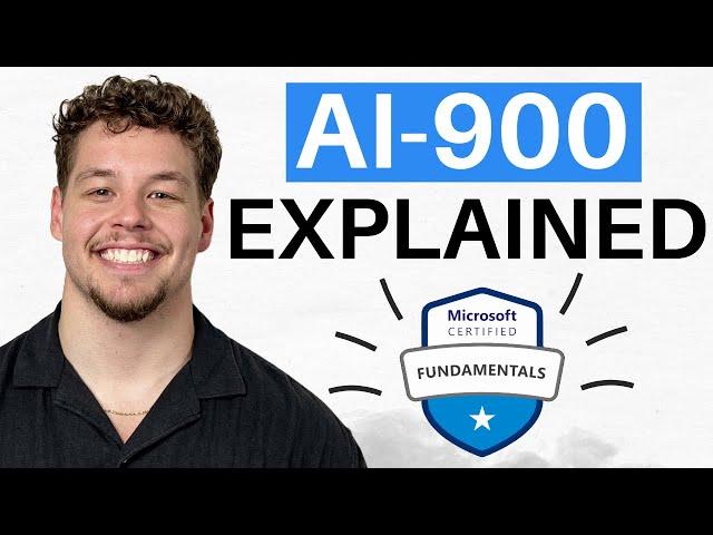 The COMPLETE Microsoft AI-900 Certification OVERVIEW