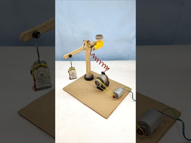 DIY Weight Lifting Machine with DC Motor – Easy & Powerful!
