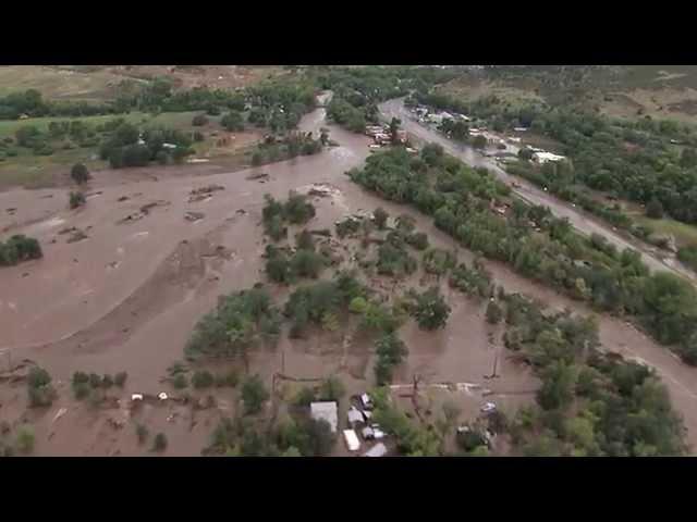 West Longmont/Lyons - Aerial Footage 9/13/13