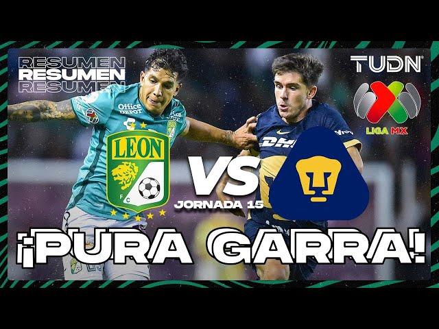 León vs Pumas - HIGHLIGHTS | AP2023-J15 | Liga Mx | TUDN